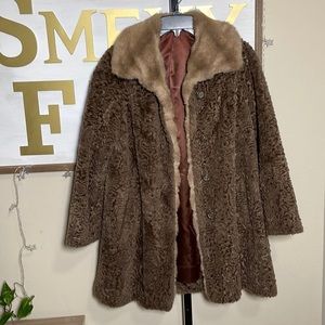 Elegant Brown Teddy Jacket